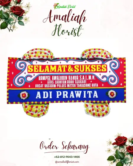 Papan Bunga Ucapan Selamat Salapraya